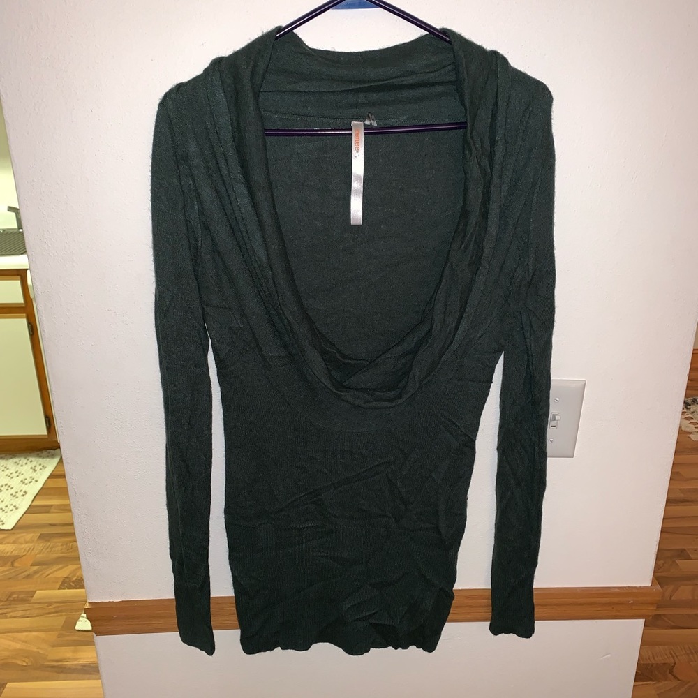 Renee C Green Cowlneck Sweater